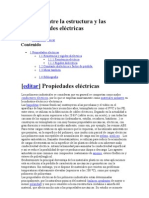 Relación Entre La Estructura y Las Propiedades Eléctricas