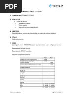 Caso - Sistemas de Costeo