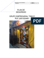 Plan de Seguridad Ekanlu Restaurante