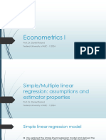 Lecture 3 - Econometria I