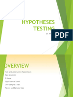 Hypothesis Testing