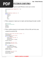 Python Imp Program Msbte Campus Academy