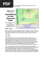 08 A Ready-To-Run Adventure Expedition To The Haunted Vale by Phillip Gladney (October, 2000)