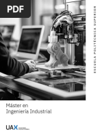 UAX Folletos Master Ingenieria Industrial 23