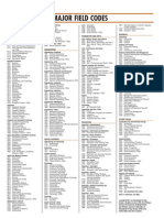 11 12 Dept Major Field Codes