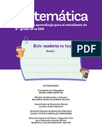 6° Cuaderno de Aprendizaje Matemática