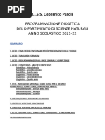 Programma Scienze Nel Liceo