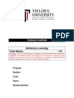 Reflective Assessment