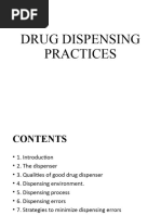 Drug Dispensing