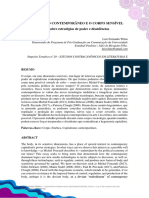 Capitalismo Contemporâneo e o Corpo Sensível