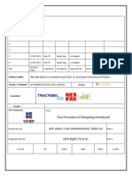 HEP-180011-3-MS-COMMISSIONING-HEPE-016 Test Procedure of Energizing Switchyard