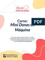 Guía Mini Donas en Máquina