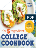 The 5-Ingredient College Cookbook Healthy - Pamela Ellgen