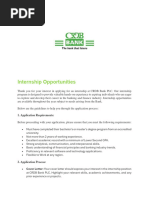 CRDB Bank Internship