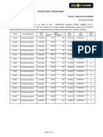 Certificado de Cotizaciones AFPModelo