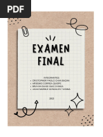 Examen Final de Economia