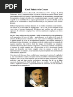 Karl Friedrich Gauss