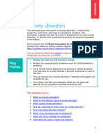 Anxiety Disorders Factsheet