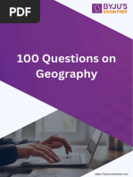 100 Qs On Geography 32