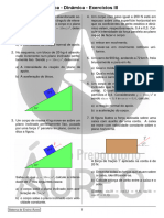 12 - Física - Dinâmica - Exercícios III