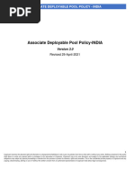 Associate Deployable Pool Policy - 3 0 - Apr 2021