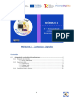 2.1 Busqueda de Contenidos. Licencias de Uso