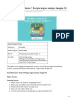 Soal Matematika Kelas 1 Pengurangan Sampai Dengan 10