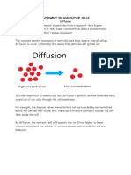 Movement in and Out of Cells