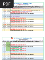 2024 - SR - Super60, Elite, Target & LIIT BT'S - PHASE-III - JEE - ADV&EAPCET GT'S - Schedule - W.E.F 11-04-2024, Code 3rd April at 3PM