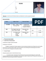 Pratik Resume CV