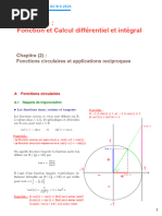 Chapitre (2) Fonctions Circulaires Réciproques