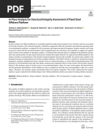 In-Place Analysis For Structural Integrity Assessment of Fixed Steel Offshore Platform