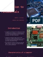 Introduction To Computer Fundamentals