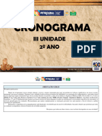 Cronograma - 2º Ano - Iii Unidade