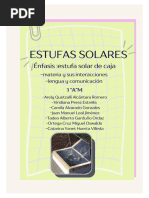 Proyecto Integrador, Estufa Solar