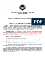 Estatuto Do Grêmio Estudantil Mário de Andrade