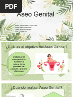 Educación Aseo Genital