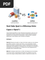 Capex Vs Opex - Explicação