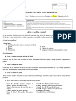 5° Eval. FRISO TEXTO INFORMATIVO