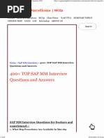 Sap Interview Questions