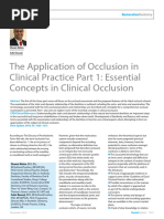 The Application of Occlusion 