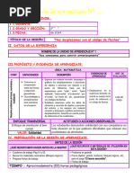 Sesión Nos Despllazamos Con El Código de Flechas Maestra Janet 2024 2°