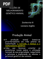 Aula - Noções Sobre Melhoramento Genético