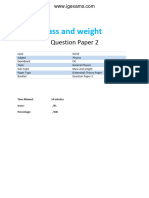 13.2-Mass and Weight-Cie Igcse Physics Ext-Theory-qp