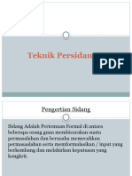 Metode Diskusi Dan Teknik Persidangan