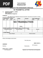 Transmittal Letter March