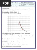 Devoir de Contrôle N°2 4ème SC Expérimentales Me Bayoudh 06 02 13