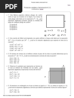 Productos Notables y Factorización