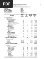 Costos de Producción Agrícola