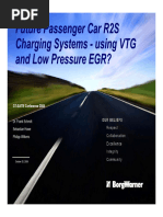 Using VTG and Low Pressure EGR